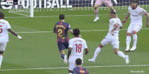 S15比赛压注-【西甲】拉菲戴帽，坎塞洛破门+两度造点，巴萨5比2胜